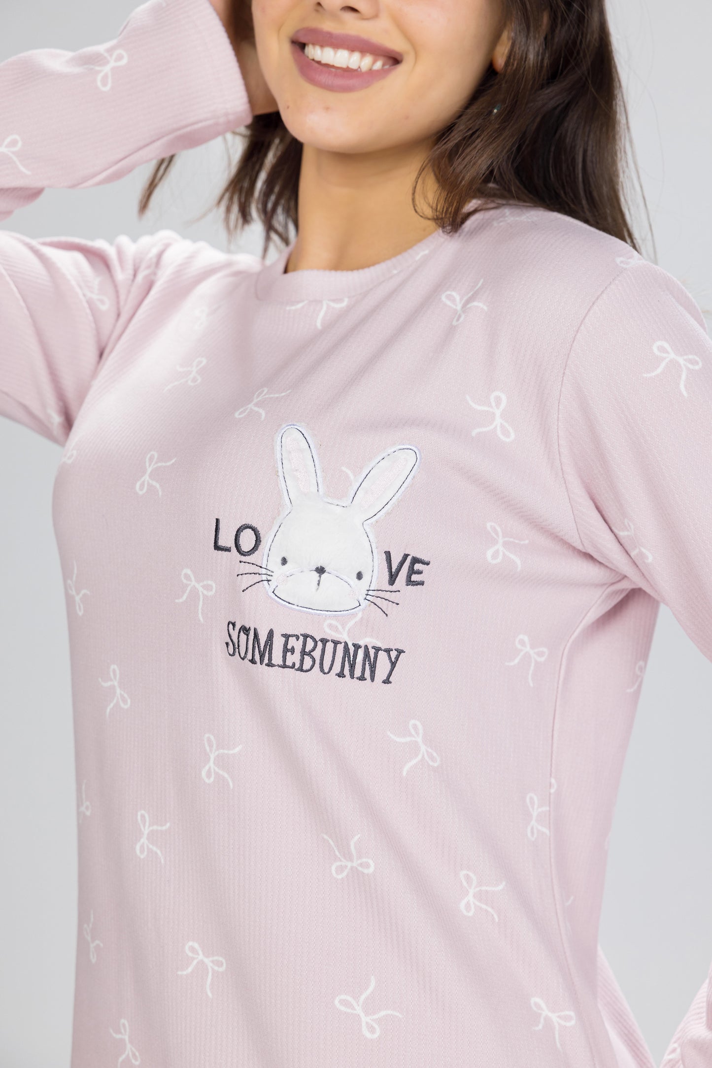 FLUFFY BUNNY PJS | MODA PLUS | WN26222
