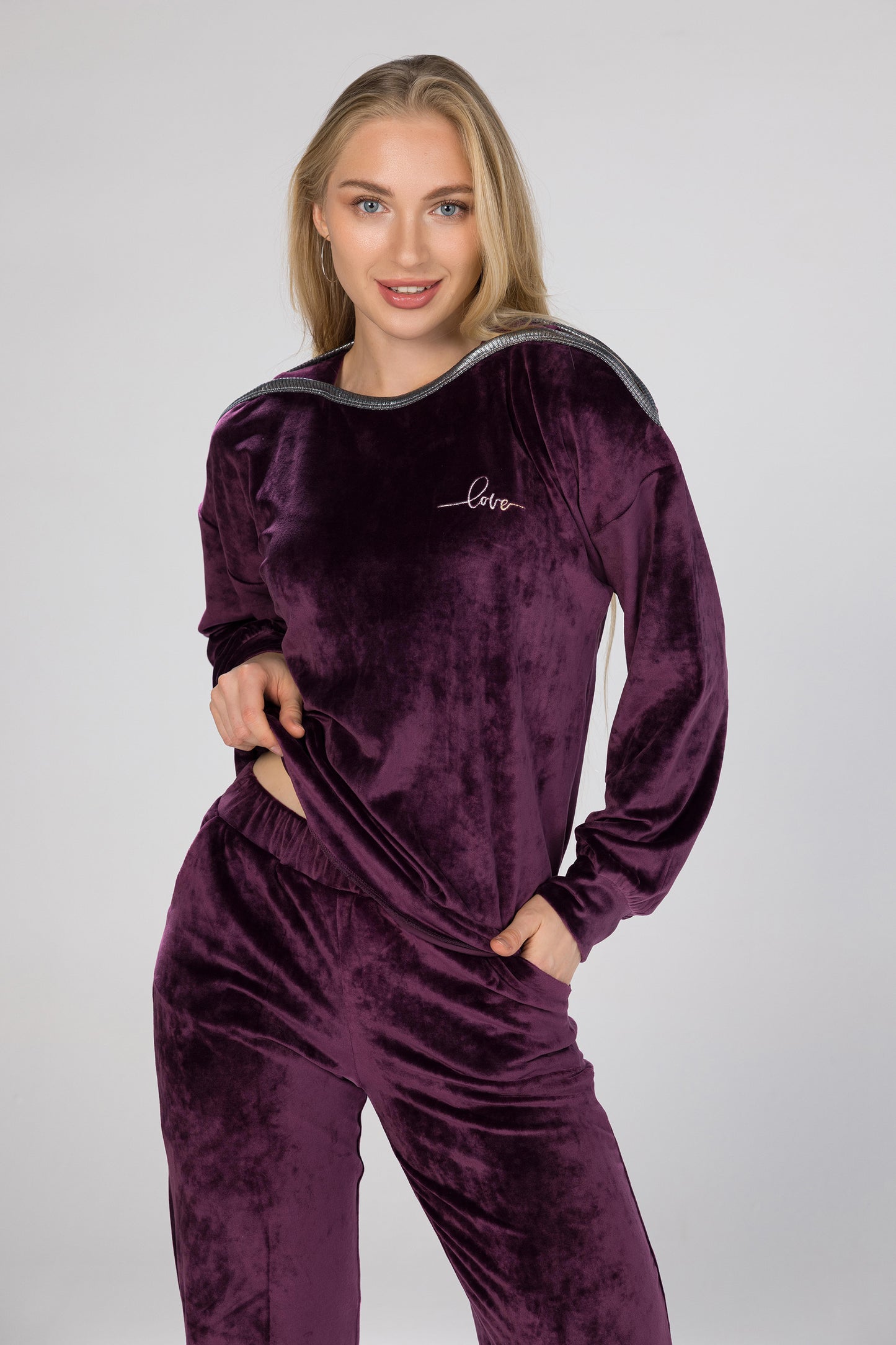 SHOULDER SLITS PJS | MODA PLUS | WN26328