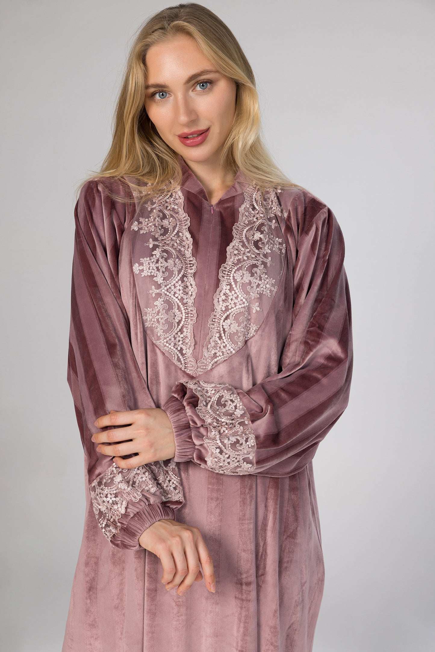 WIDE STRIPES GALABEYA | MODA PLUS | WN26343
