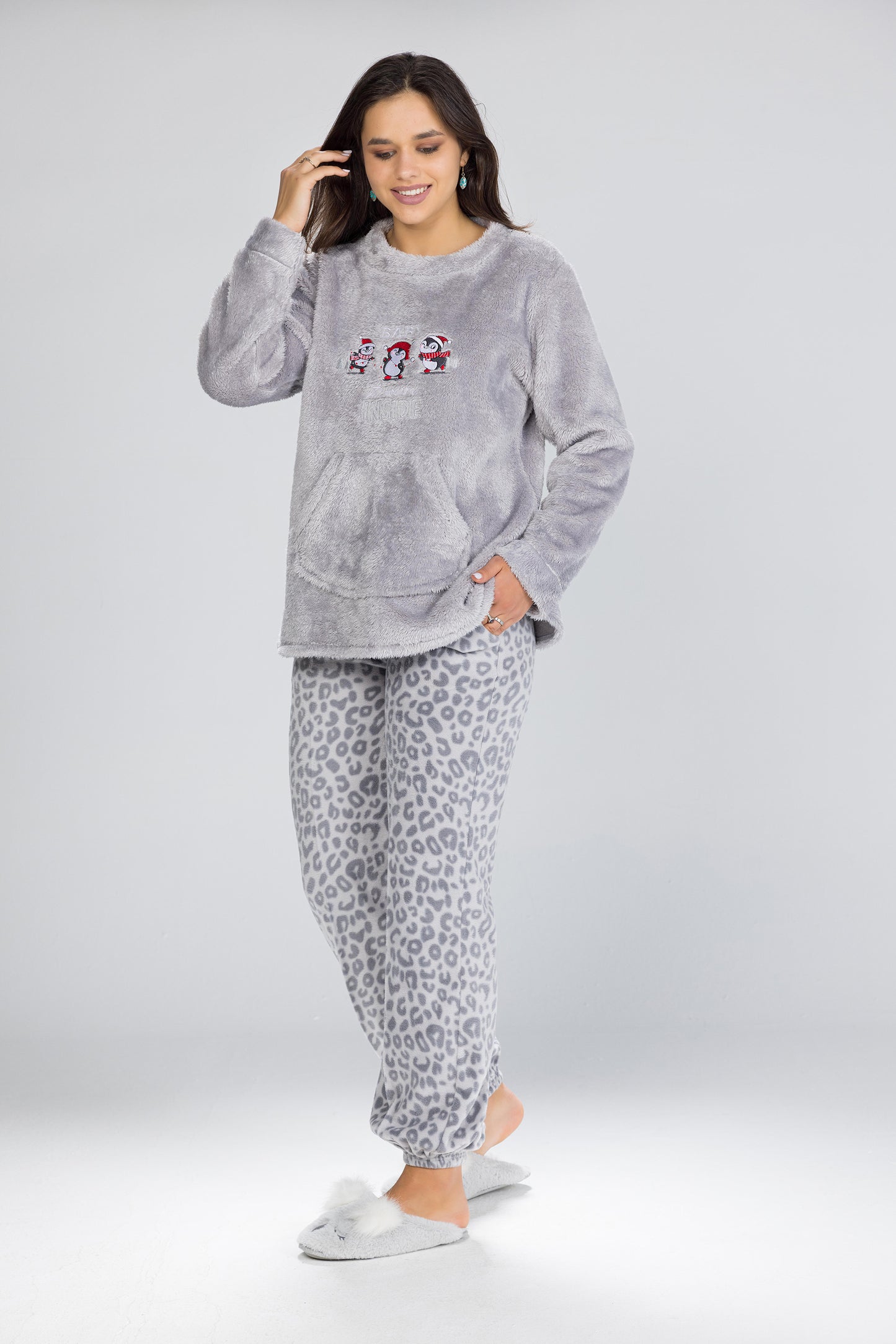 FLUFFY PENGUINS PJS | MODA PLUS | WN26388