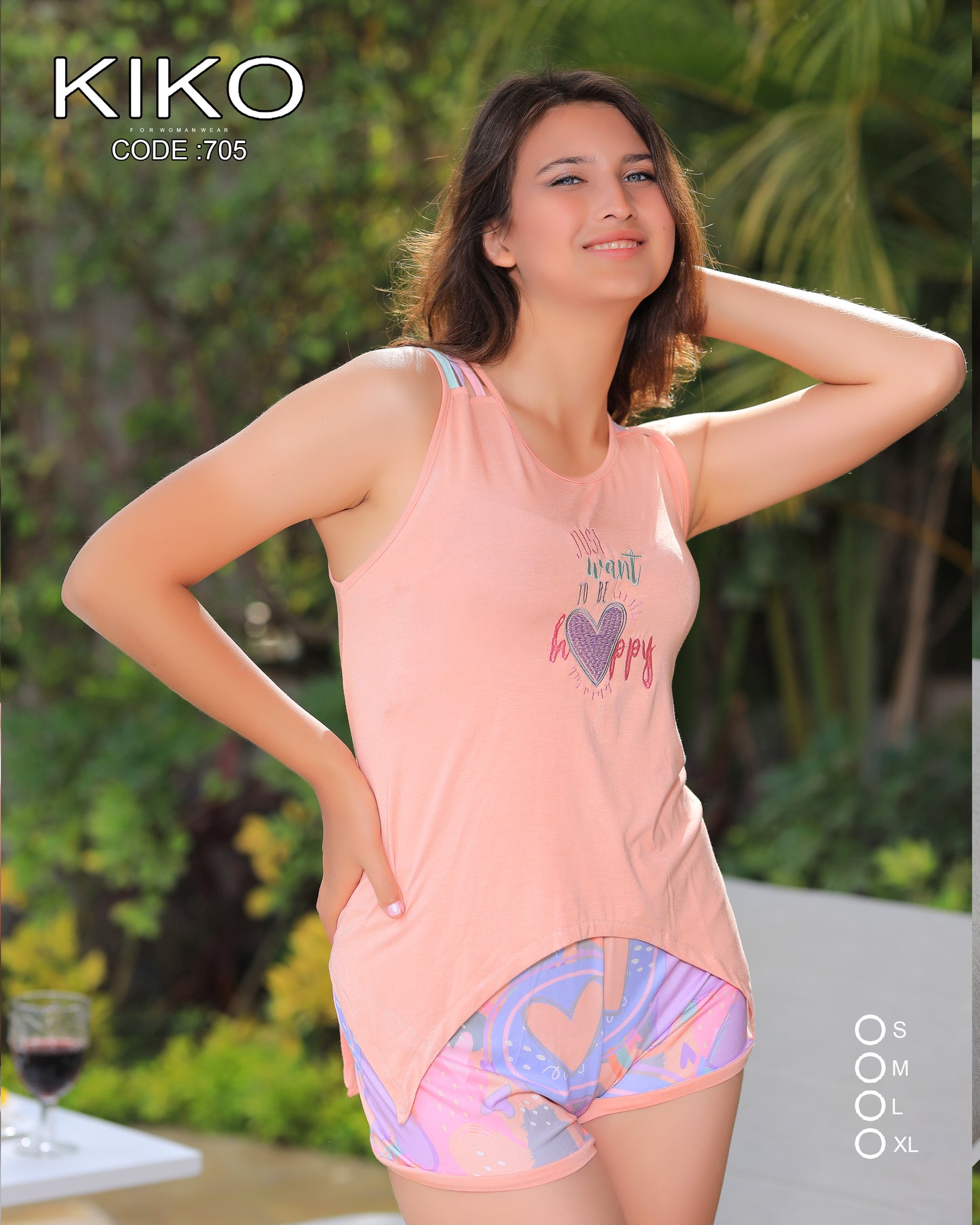 PASTEL HEARTS SHORTS | KIKO BY PLUS | SM705