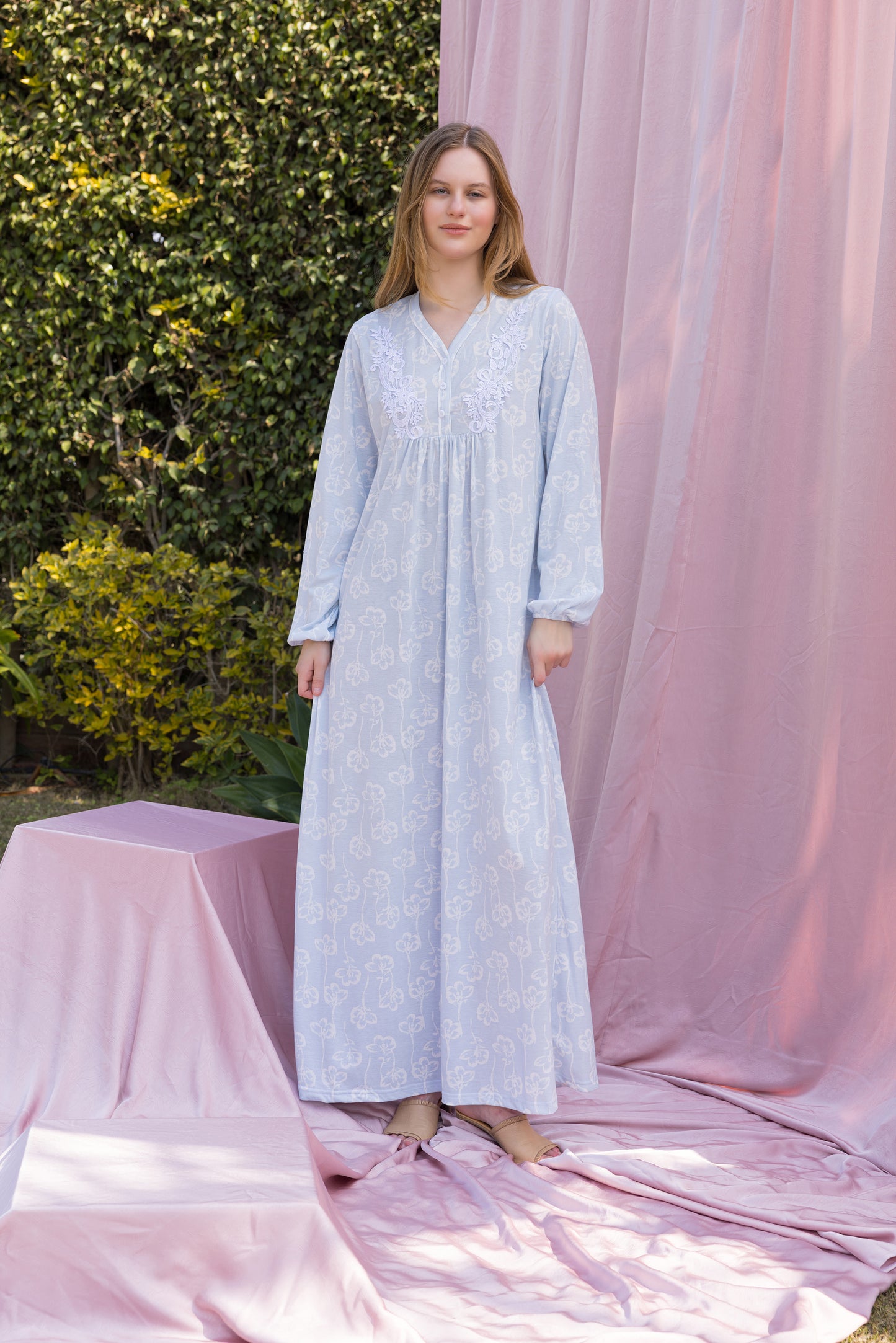 FLORAL MIX NIGHTGOWN | IN LOVE BY PLUS | SM26722