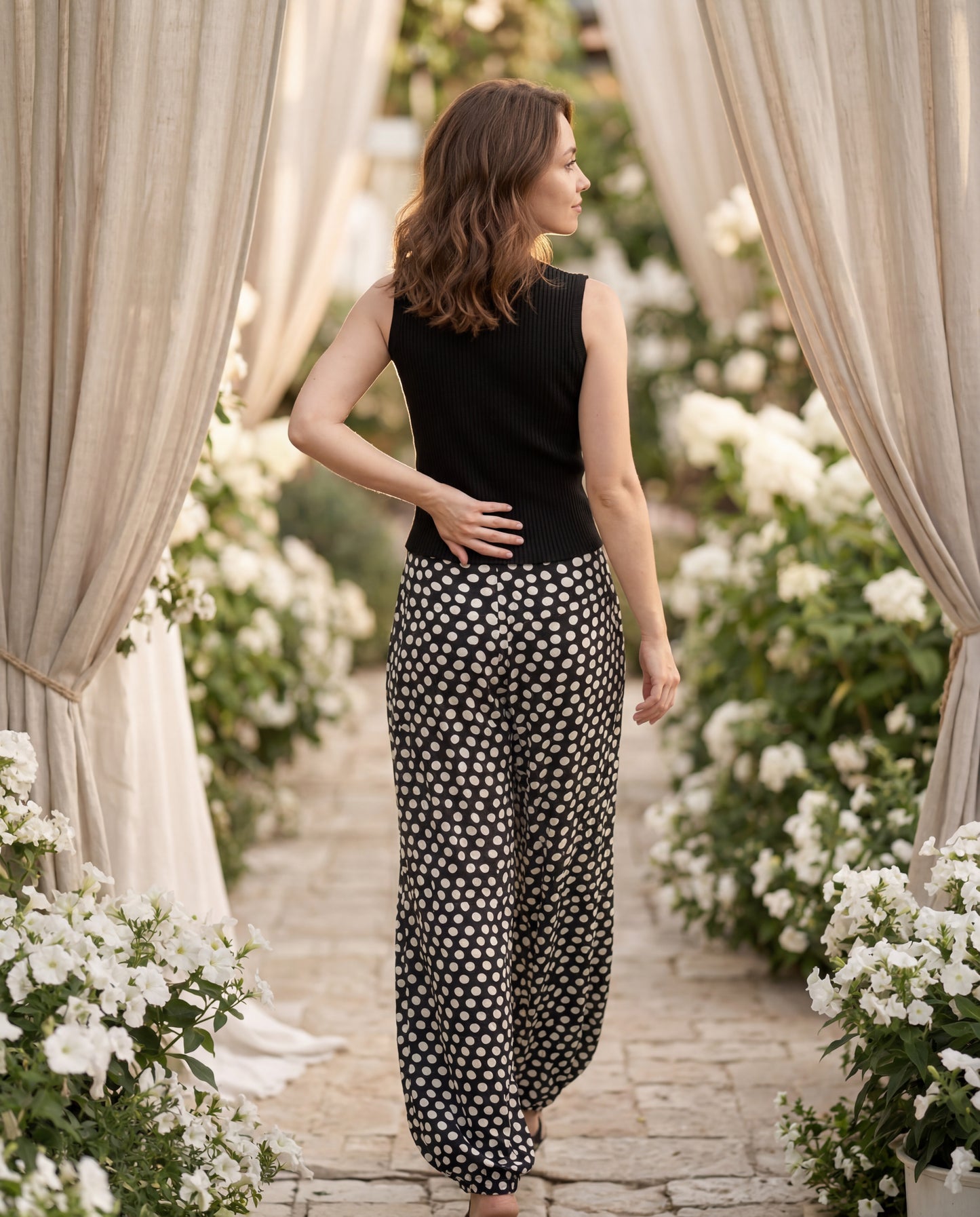 POLKA DOT BALLOON PJS | MODA PLUS | SM26819