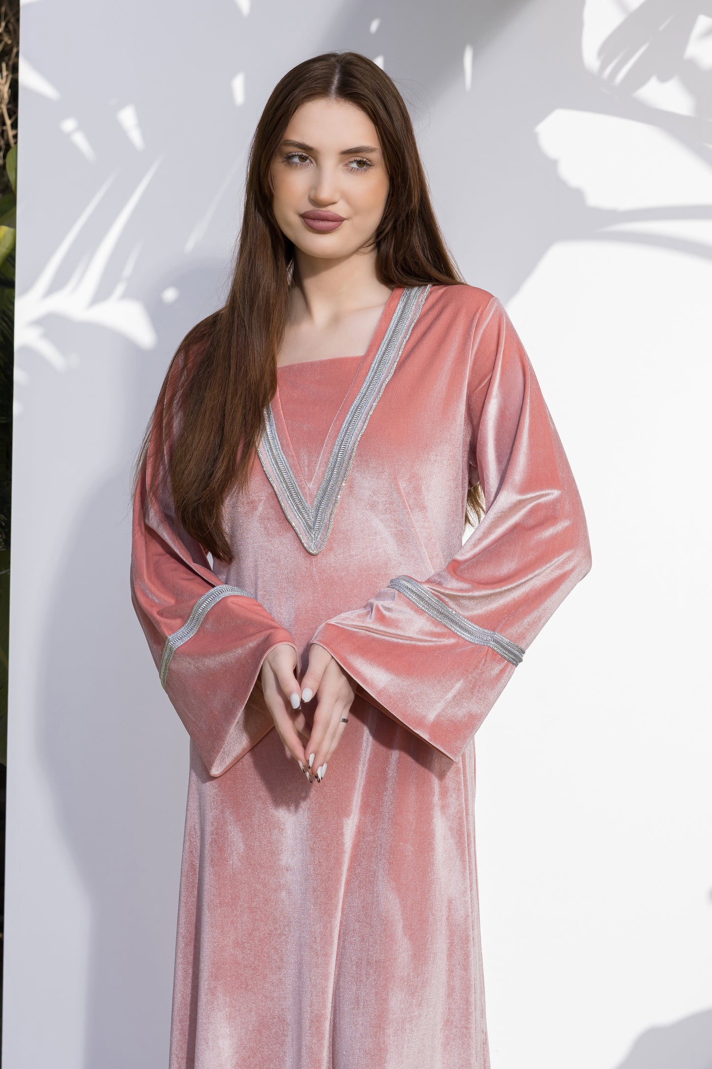 SILVERISH GALABEYA | JAMILA BY PLUS | RAMADAN COLLECTION | SM26909