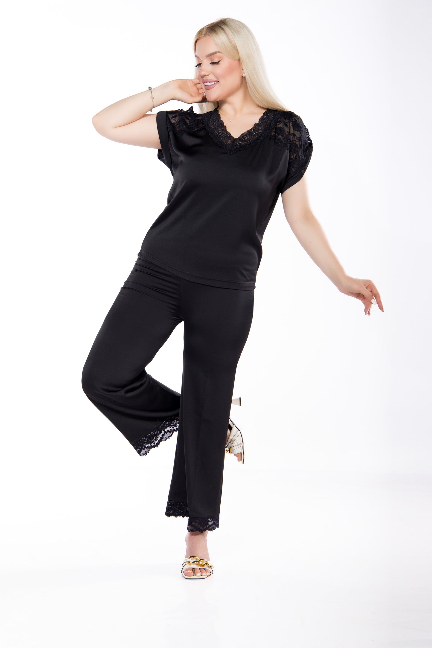 MONO SATIN LACE | MODA PLUS | SM452