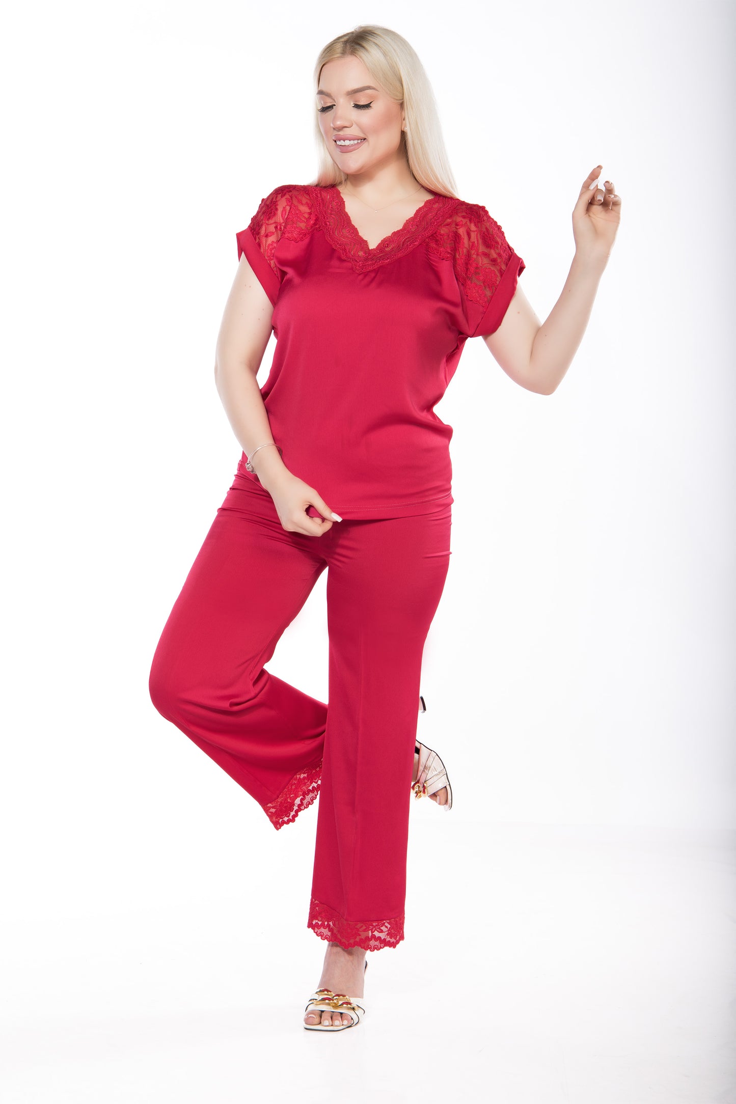 MONO SATIN LACE | MODA PLUS | SM452
