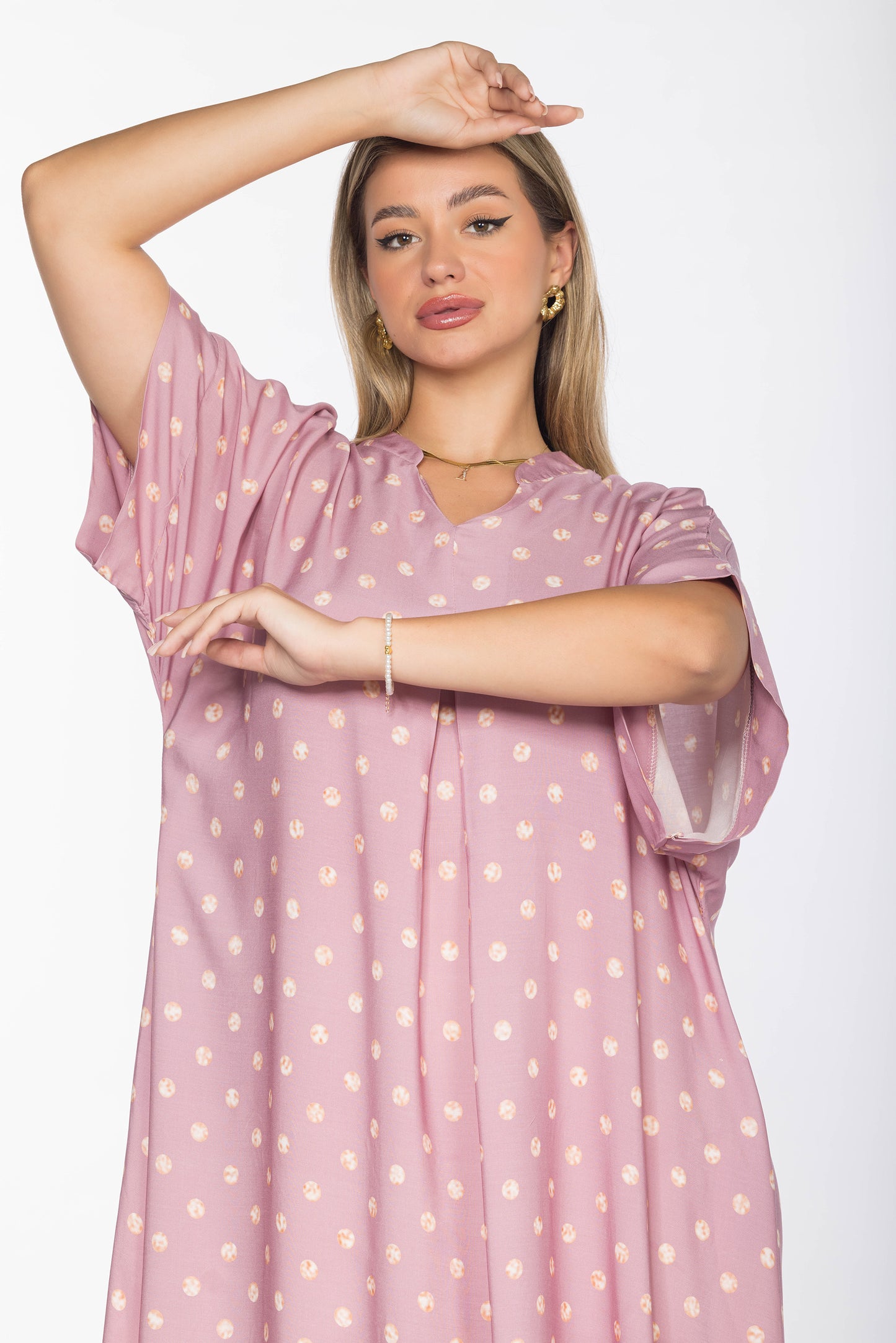 BALLERINA SHORT SLEEVES GOWN | MODA PLUS | SM25864