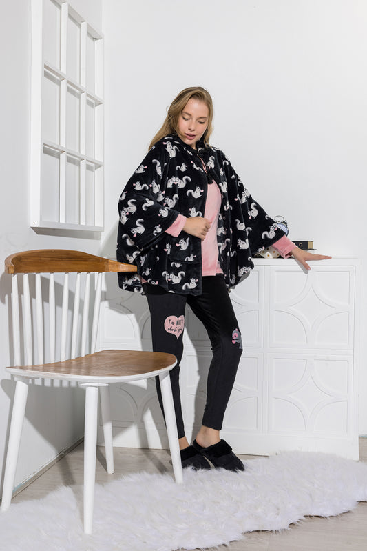 Poncho Pajamas | Moda Plus | Home Wear