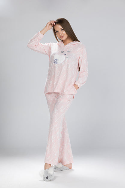 FLUFFY HEARTS PJS | MODA PLUS | WN26206