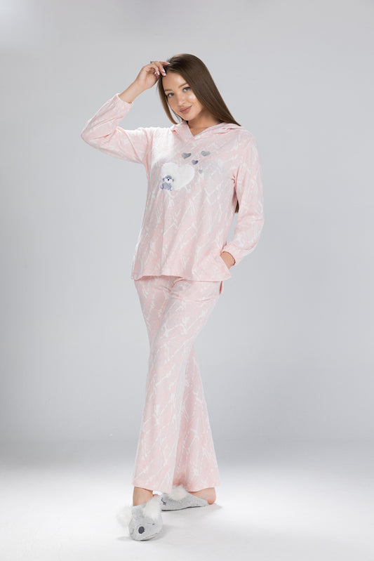 FLUFFY HEARTS PJS | MODA PLUS | WN26206