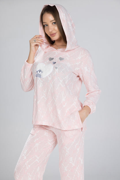 FLUFFY HEARTS PJS | MODA PLUS | WN26206