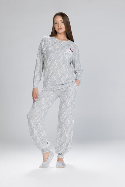 FLUFFY TEDDY PJS | MODA PLUS | WN26212