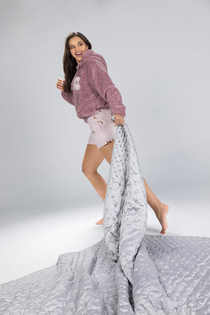TEDDY SHORTS SET | MODA PLUS | WN26217