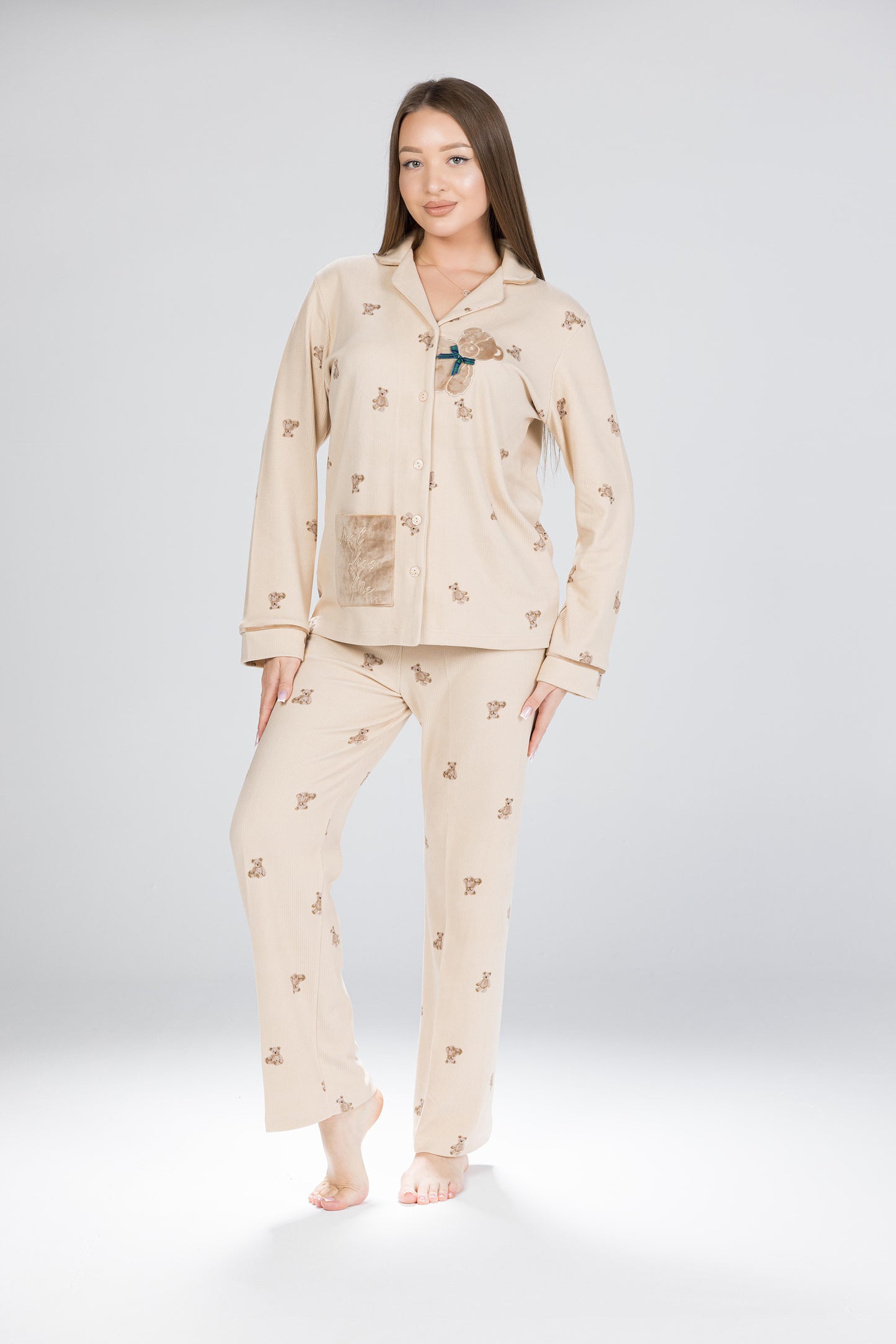 CLASSIC TEDDY PJS | MODA PLUS | WN26218