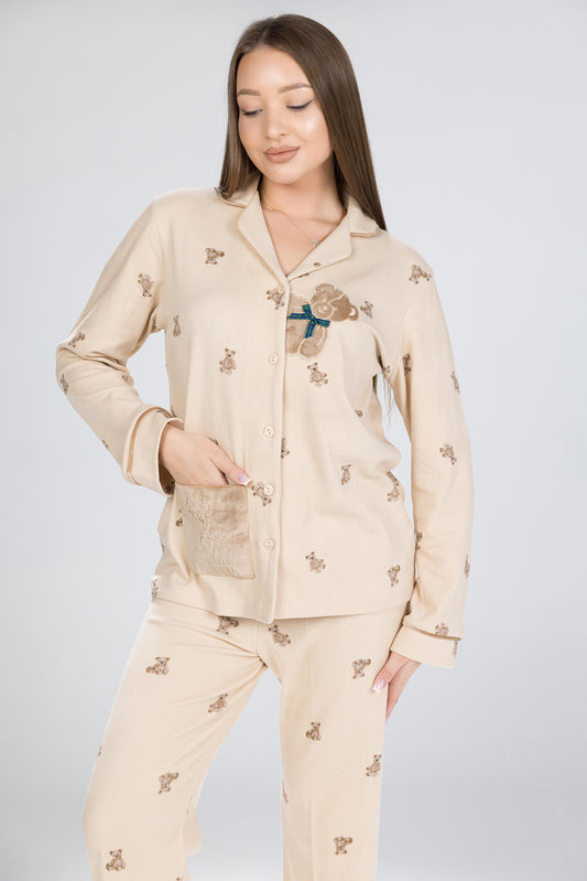 CLASSIC TEDDY PJS | MODA PLUS | WN26218