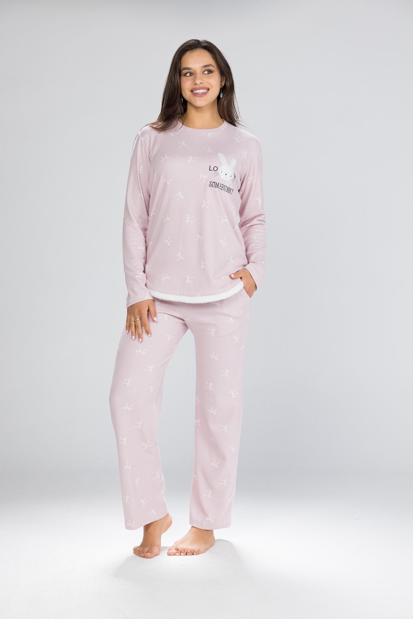 FLUFFY BUNNY PJS | MODA PLUS | WN26222