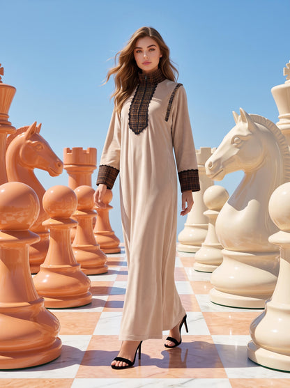 CHECKED TRIM GALABEYA | MODA PLUS | WN27222