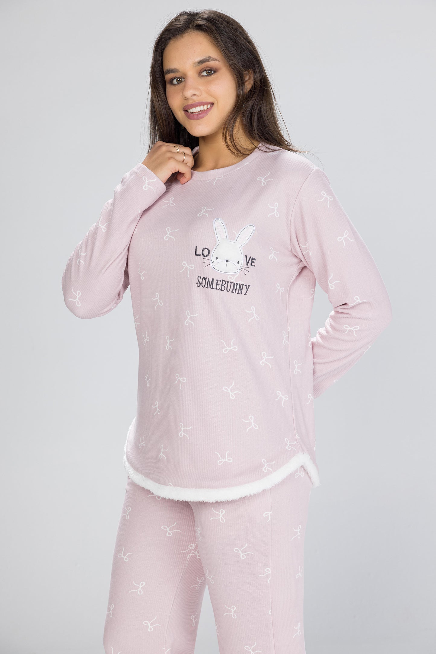 FLUFFY BUNNY PJS | MODA PLUS | WN26222