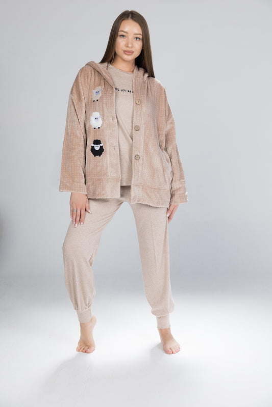 3PC SHEEP PJS | MODA PLUS | WN26232