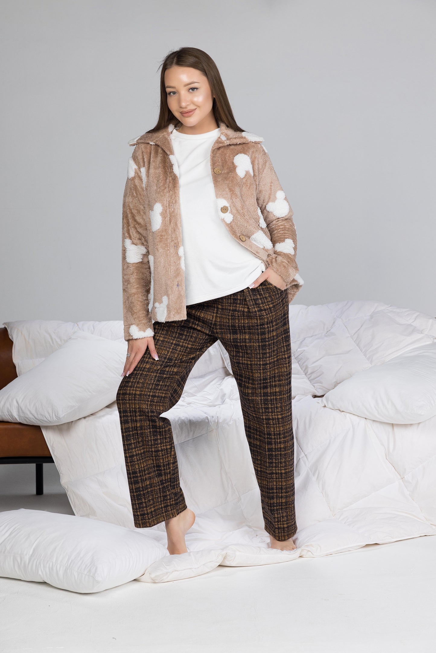 FLUFFY MICKEY 3PC SET | MODA PLUS | WN26250