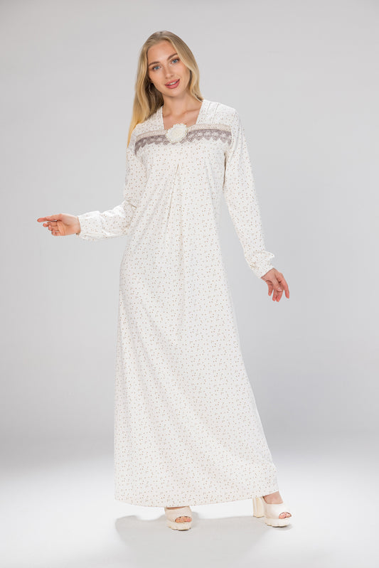 RANDOM HEARTS SQ NECK GOWN | MODA PLUS | WN26302