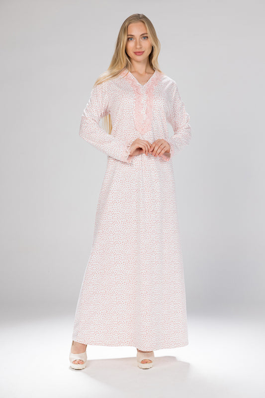 PINKY DOTS GOWN | MODA PLUS | WN26303