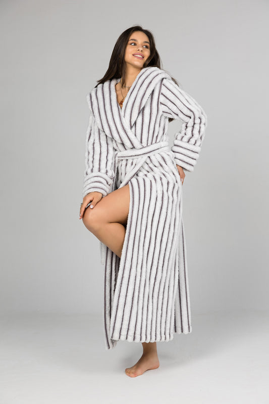 STRIPY ROBE | MODA PLUS | WN26314