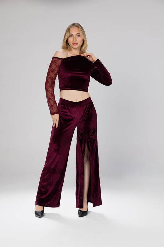 SEXY VELOUR SET | MODA PLUS | WN26322