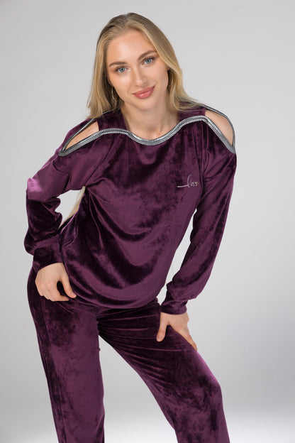 SHOULDER SLITS PJS | MODA PLUS | WN26328