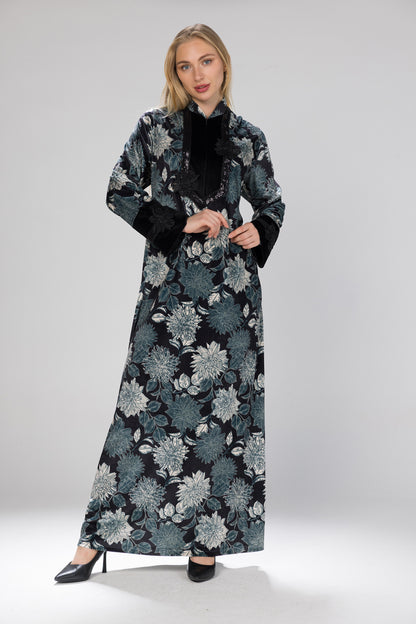 FLOWERISH GALABEYA | MODA PLUS | WN26333