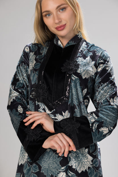 FLOWERISH GALABEYA | MODA PLUS | WN26333