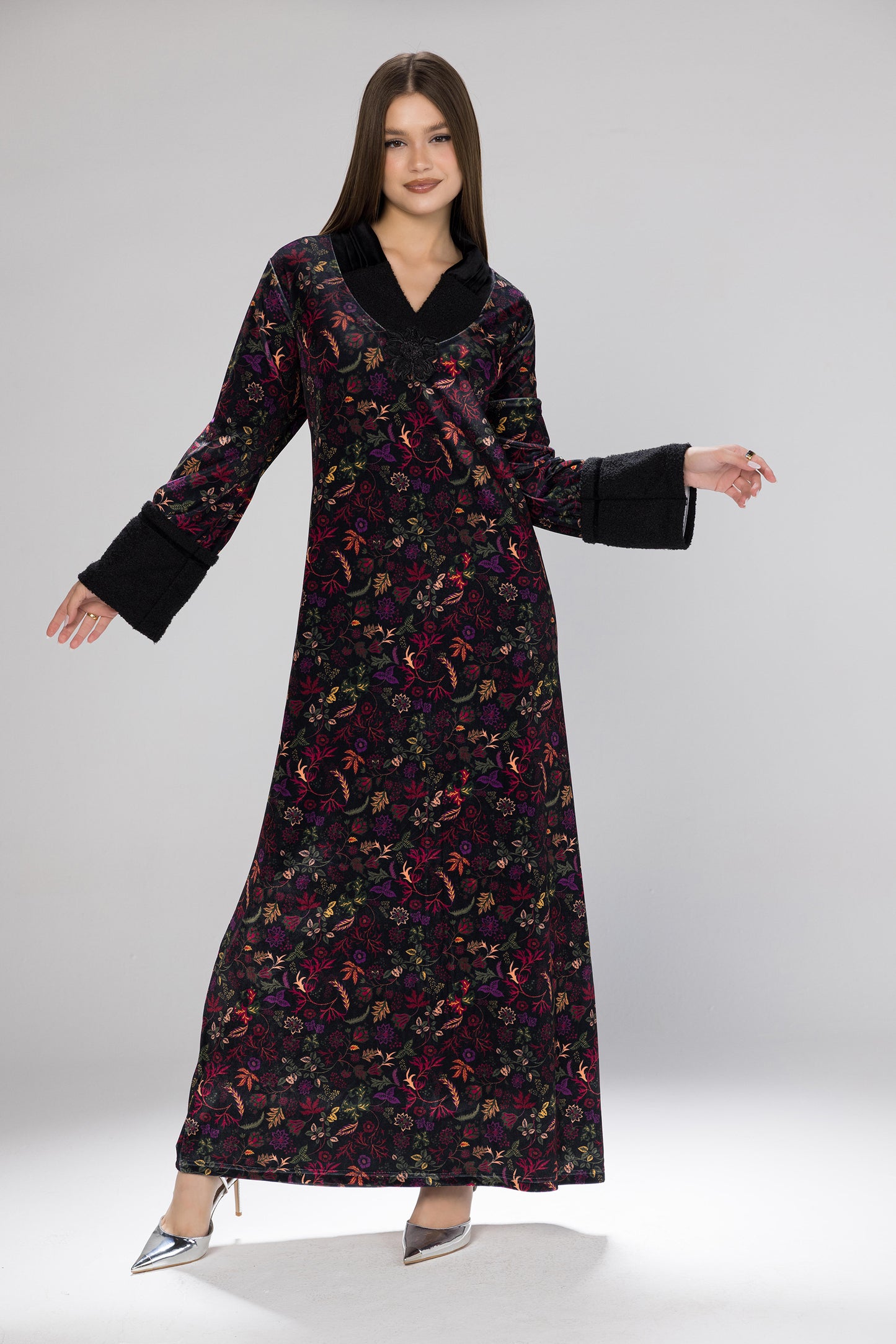 VIBRANT VELOUR GALABEYA | MODA PLUS | WN26336