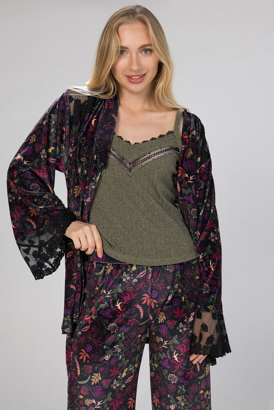 VIBRANT VELOUR 3PC SET | MODA PLUS | WN26337