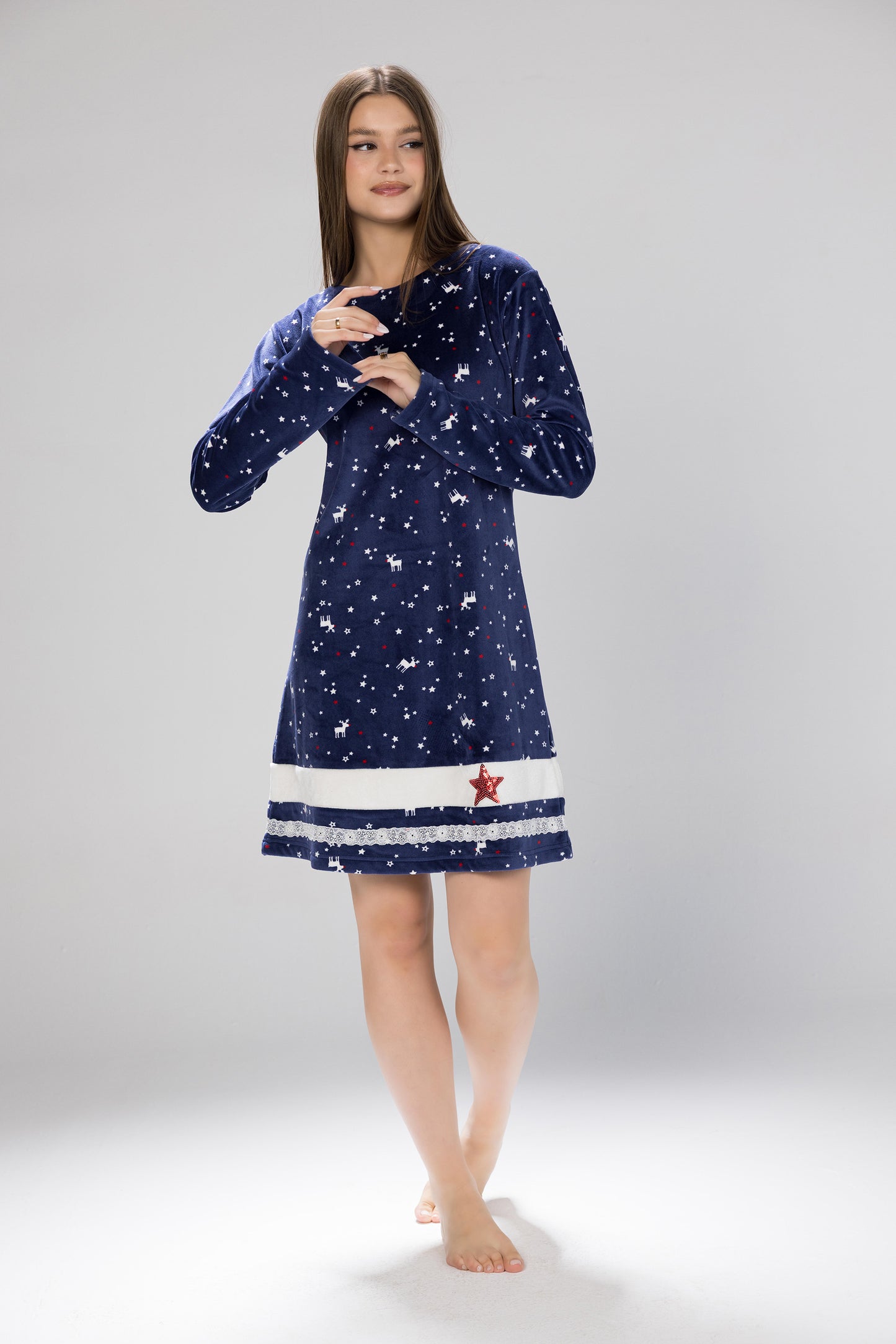 JINGLE ALL THE WAY ROBE SET | MODA PLUS | WN26348