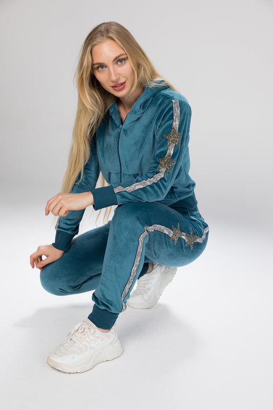 GLITTERY STARSTRACK SUIT | MODA PLUS | WN26351