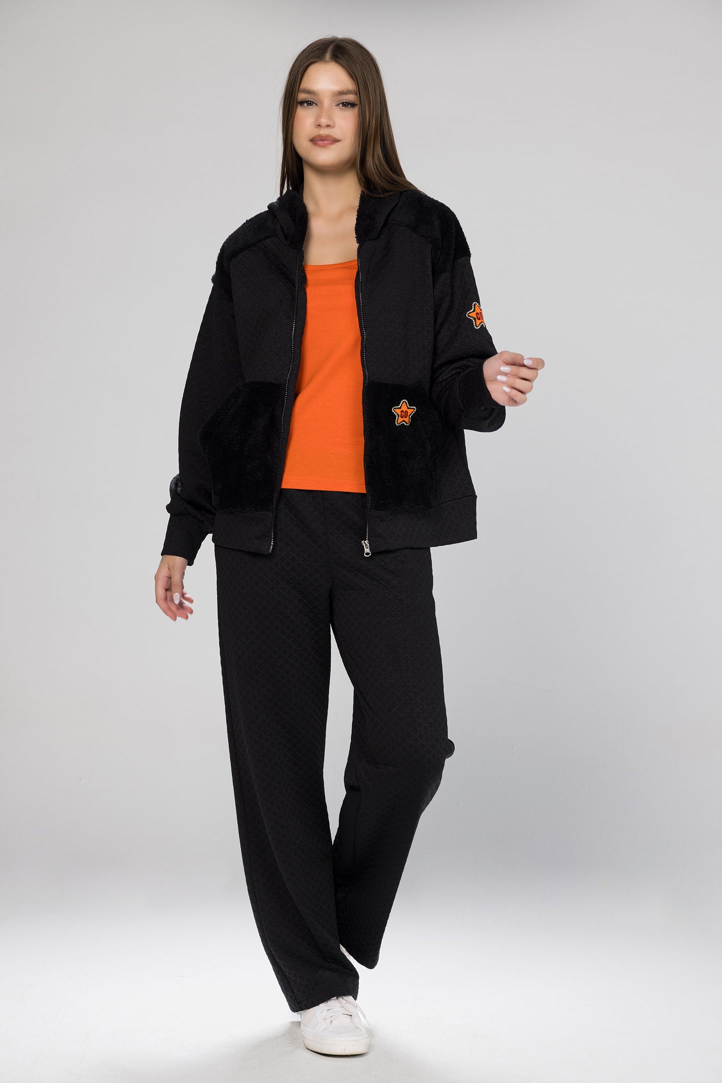 ORANGE STARS 3PC SET | MODA PLUS | WN26352