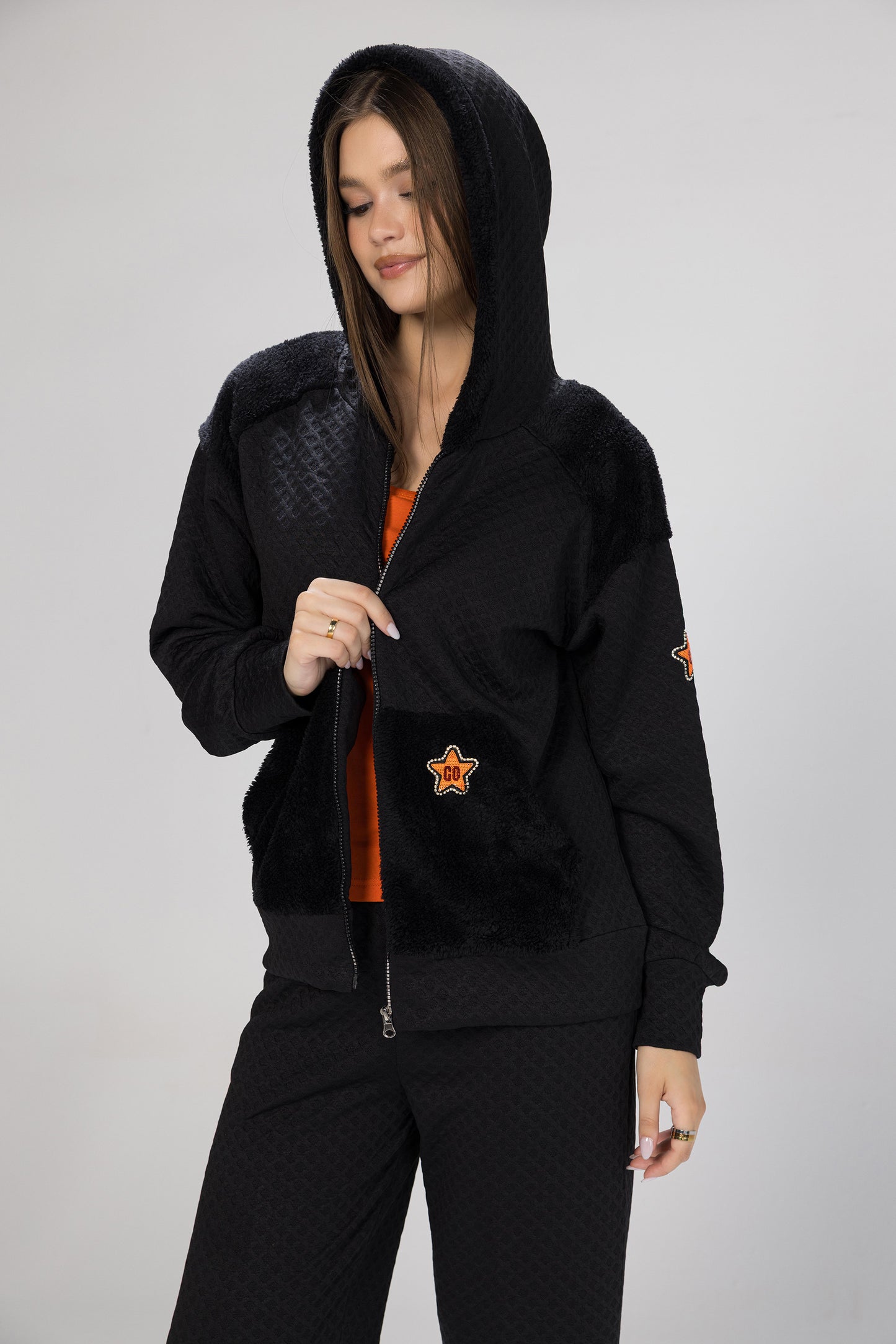 ORANGE STARS 3PC SET | MODA PLUS | WN26352