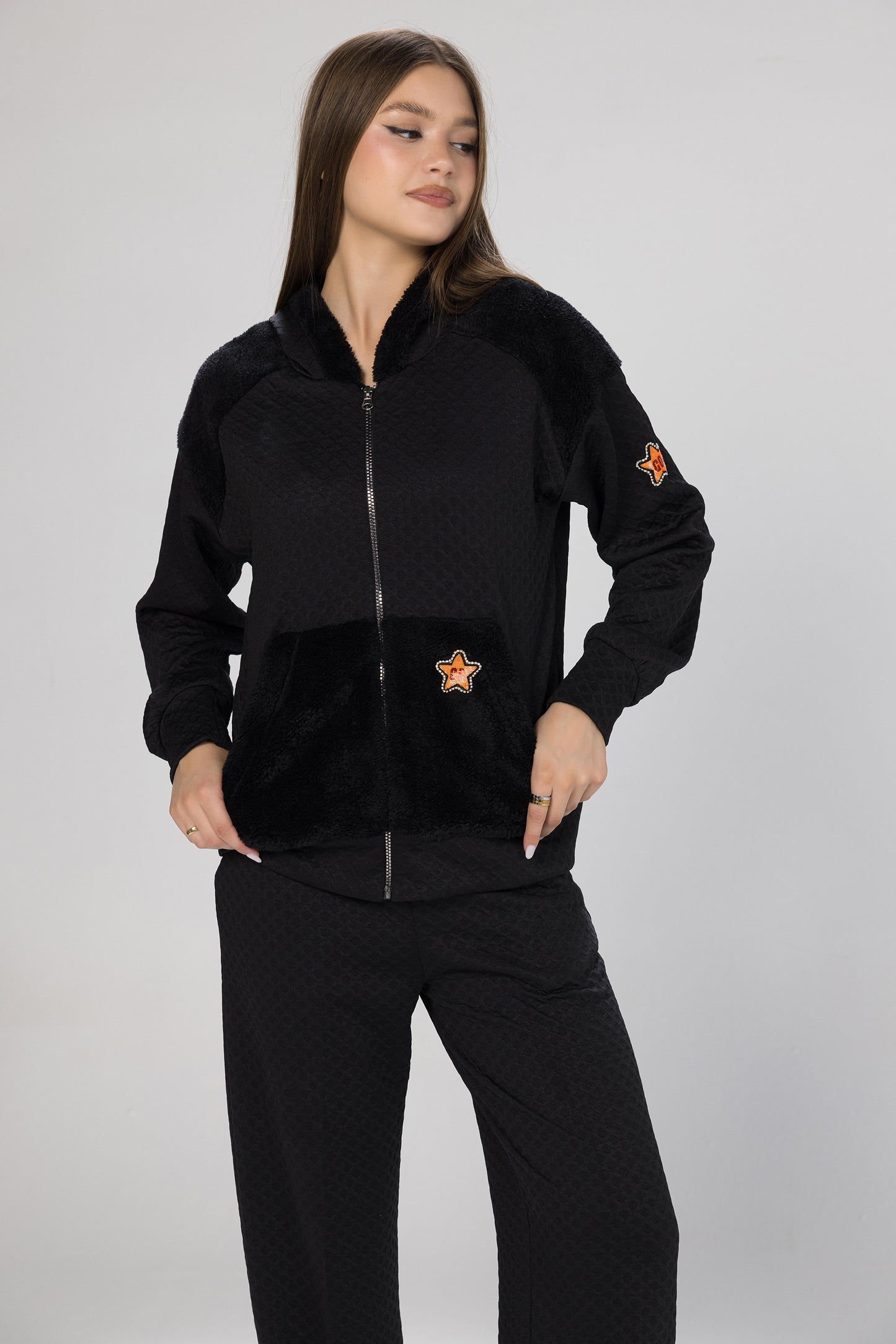ORANGE STARS 3PC SET | MODA PLUS | WN26352