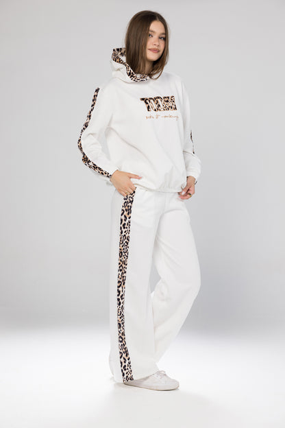 LEOPARD STRIPE TRACKSUIT | MODA PLUS | WN26353