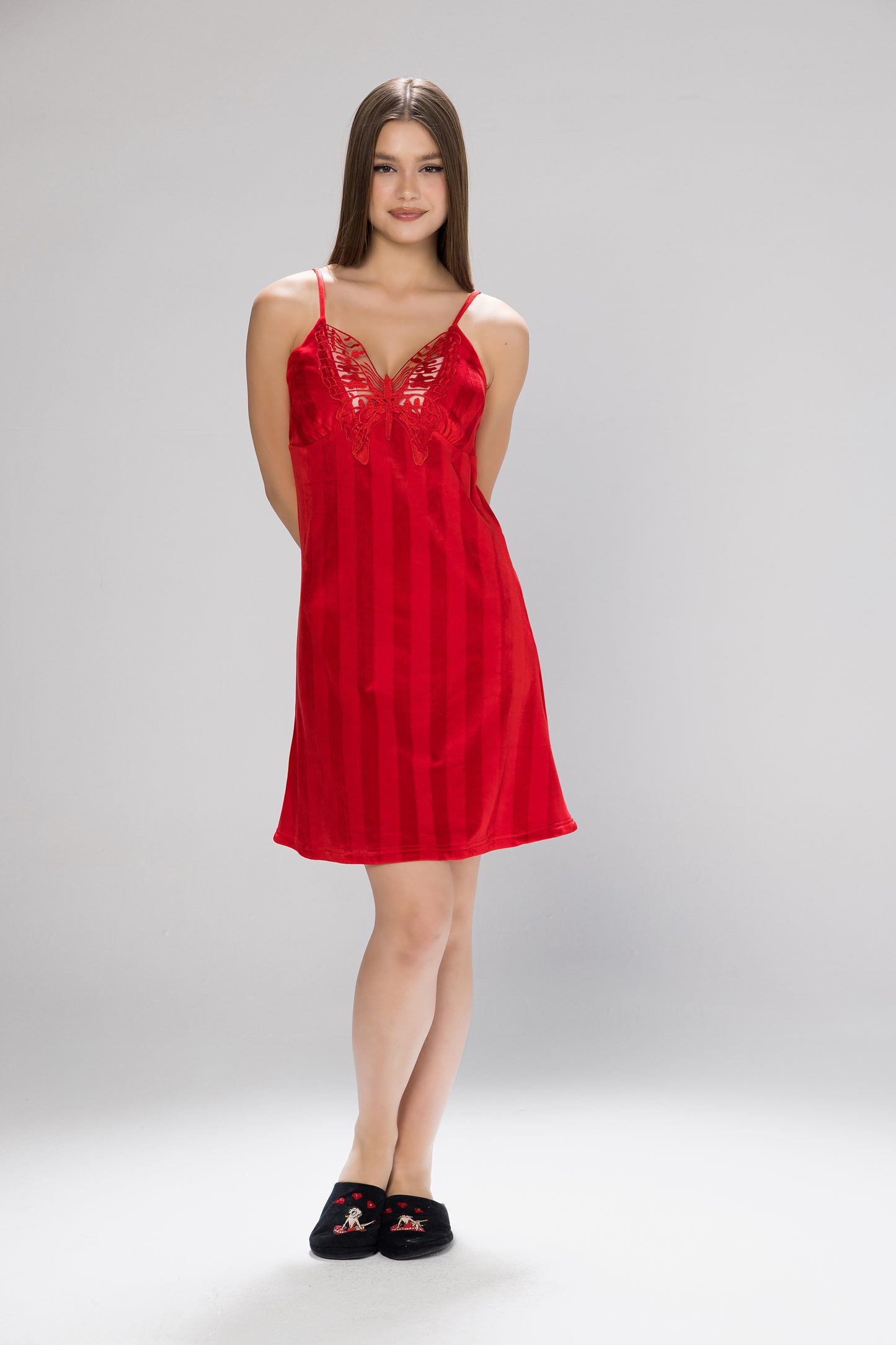 WIDE STRIPES ROBE SET | MODA PLUS | WN26356