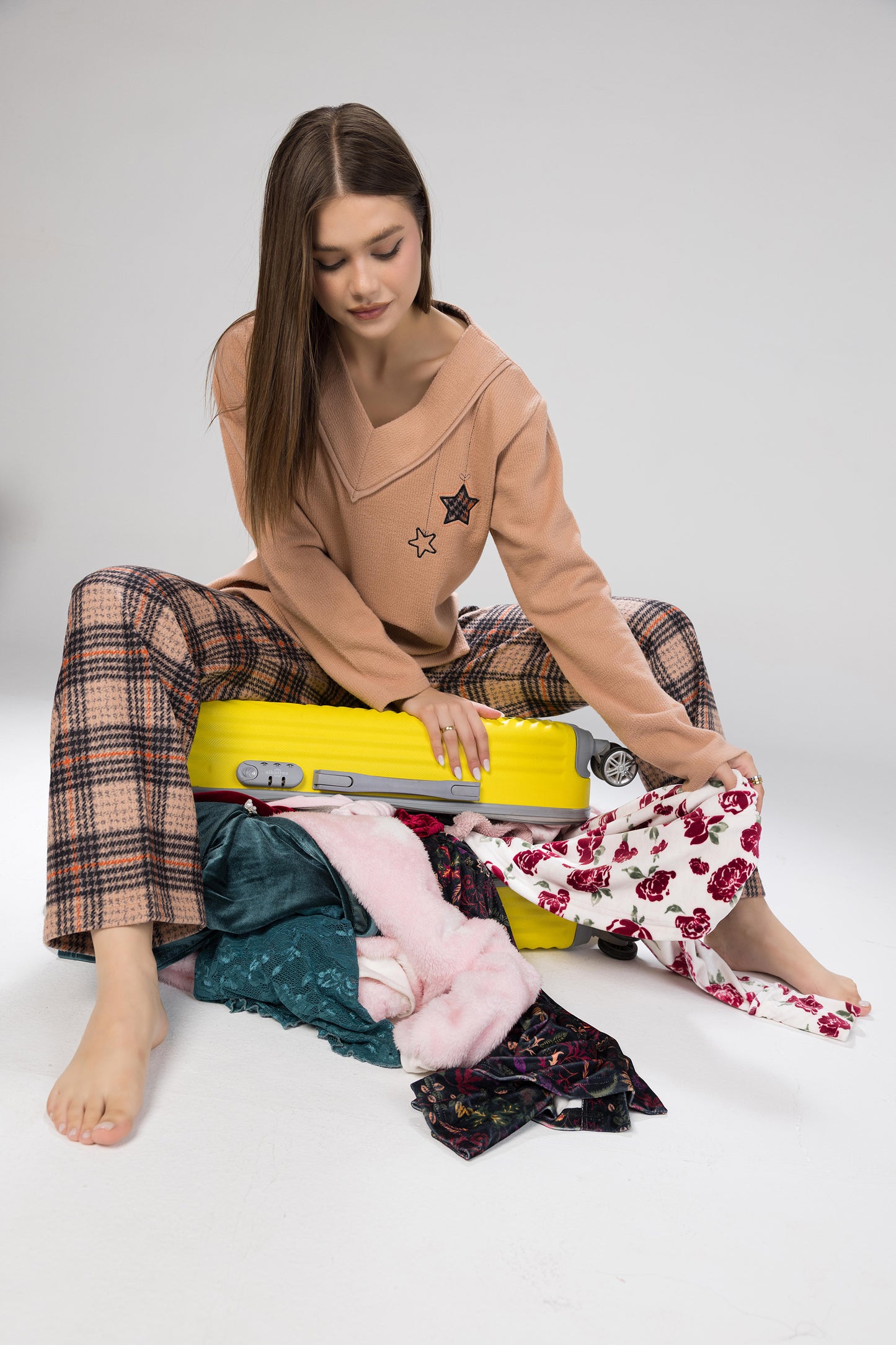 STARS X CHECKER PJS | MODA PLUS | WN26367