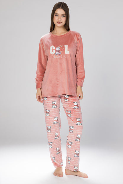 COOL SCARF TEDDY PJS | MODA PLUS | WN26368