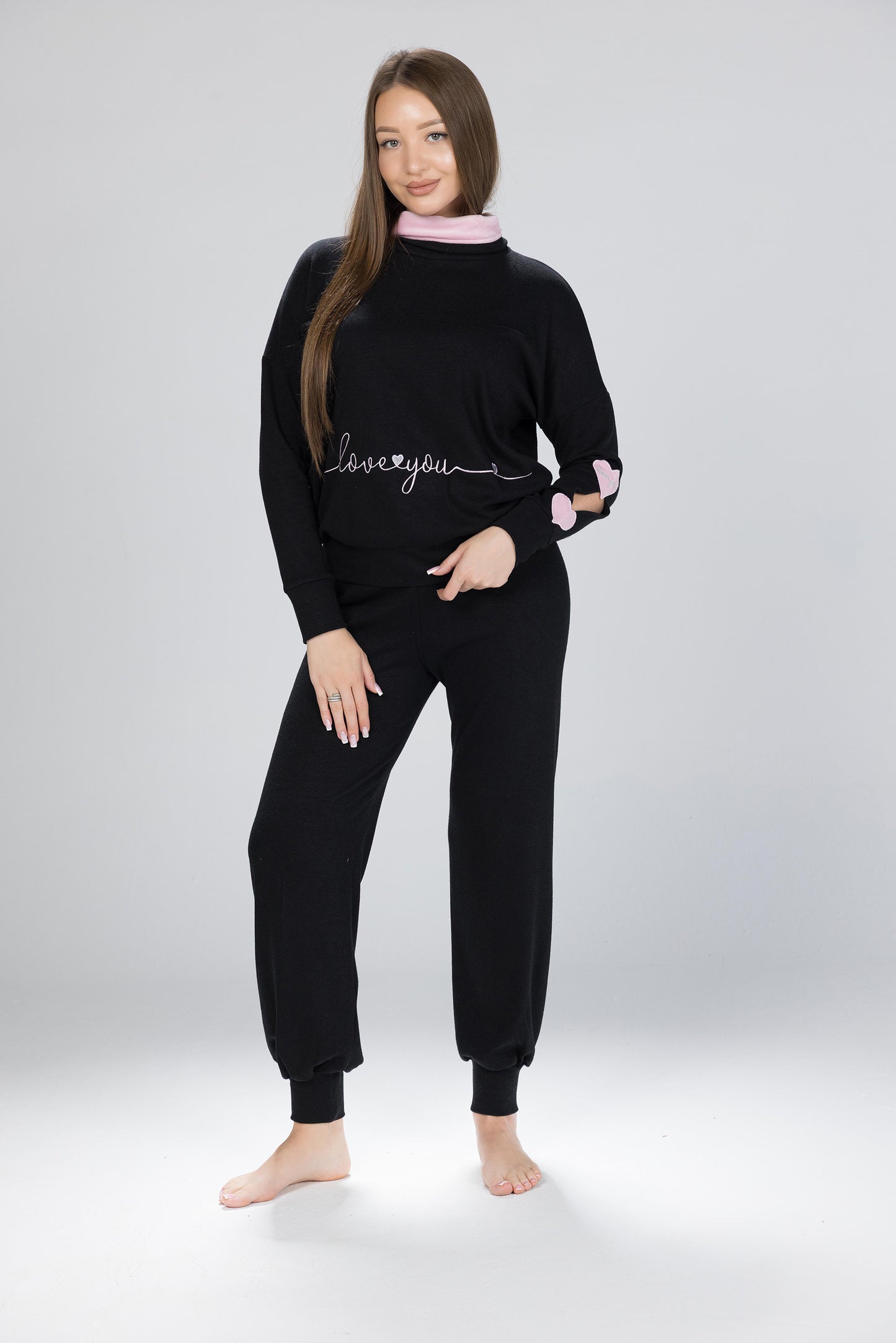 HEART SLEEVES PJS | MODA PLUS | WN26374