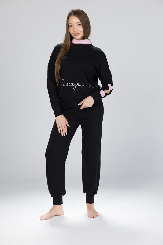 HEART SLEEVES PJS | MODA PLUS | WN26374