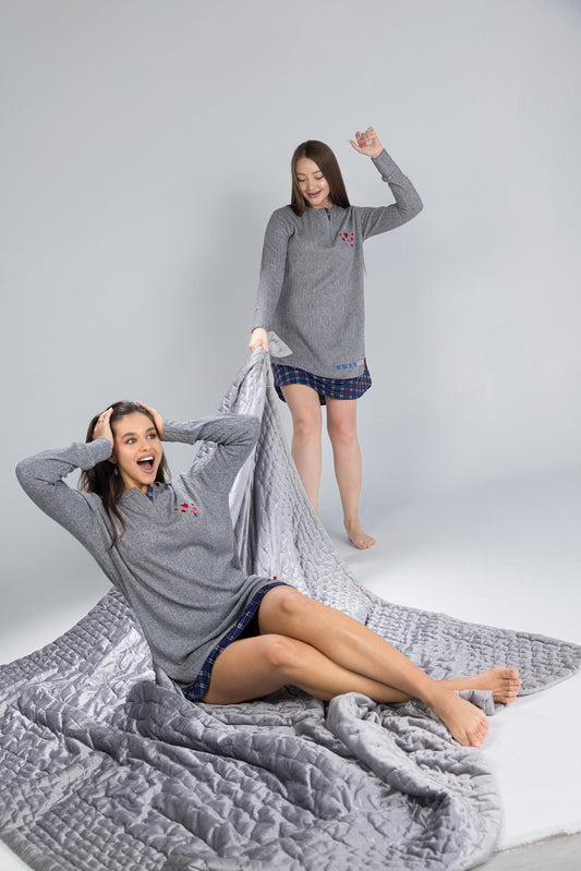MUSHROOM LOVE NIGHSHIRT | MODA PLUS | WN26377