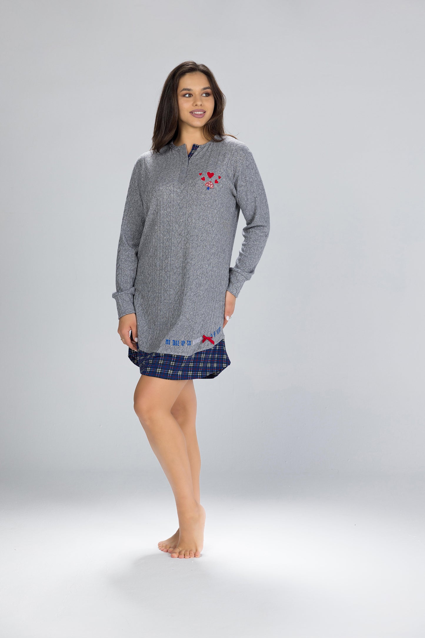 MUSHROOM LOVE NIGHSHIRT | MODA PLUS | WN26377