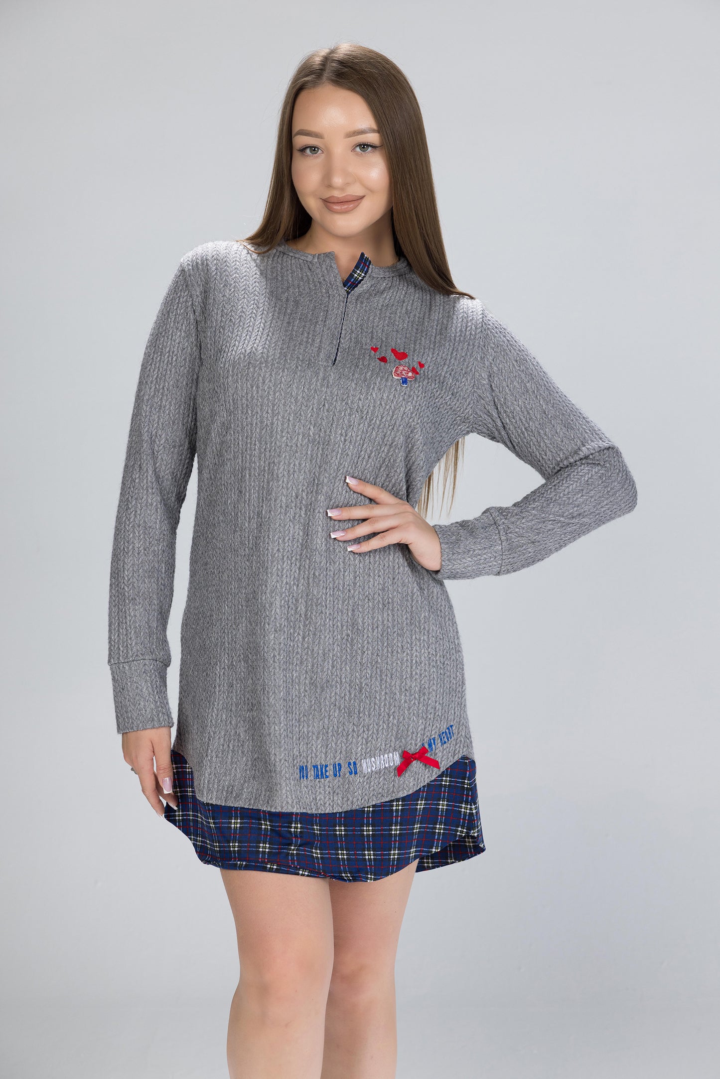 MUSHROOM LOVE NIGHSHIRT | MODA PLUS | WN26377