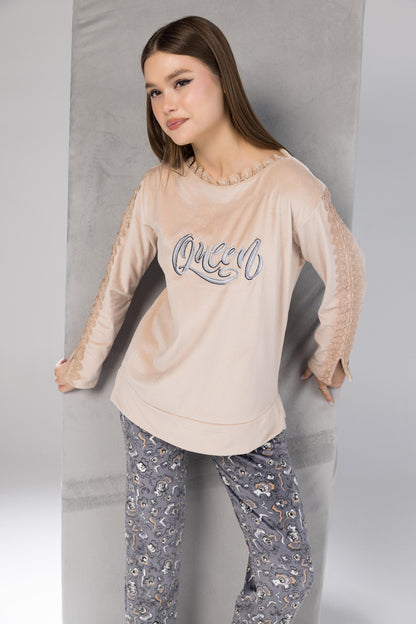 QUEEN LACE PJS | MODA PLUS | WN26395