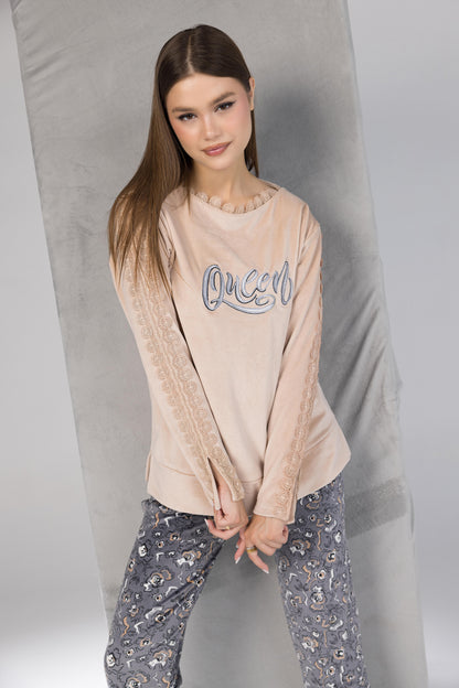 QUEEN LACE PJS | MODA PLUS | WN26395