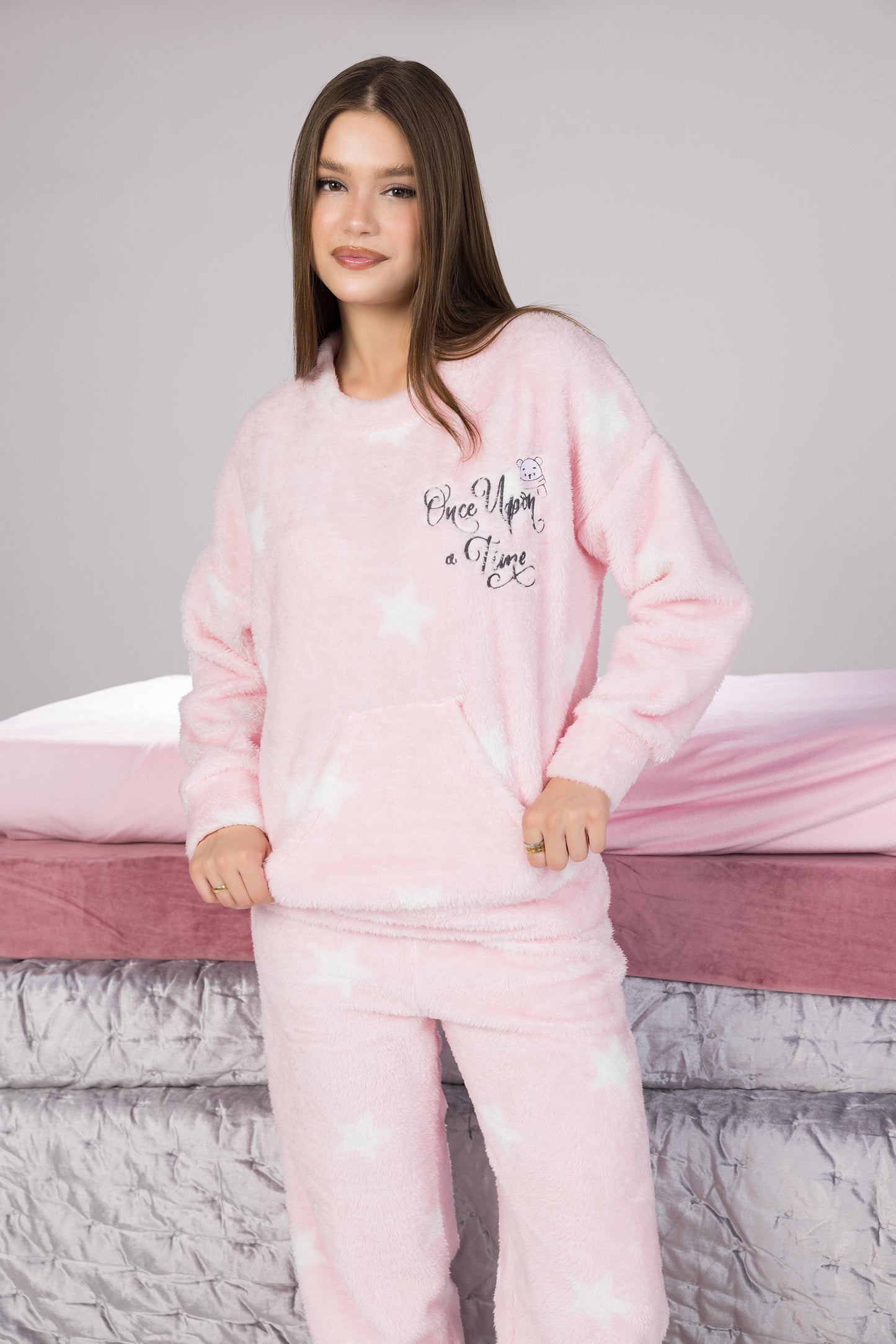 FLUFFY STARS PJS | MODA PLUS | WN26399